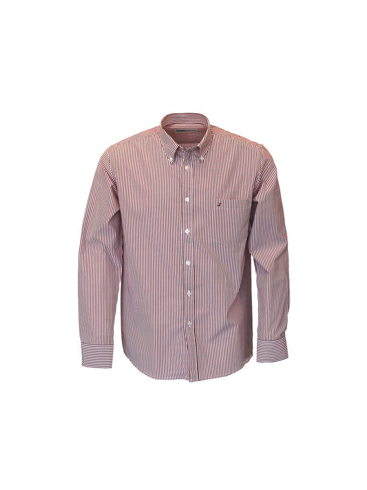 Camicia a righe con collo button-down