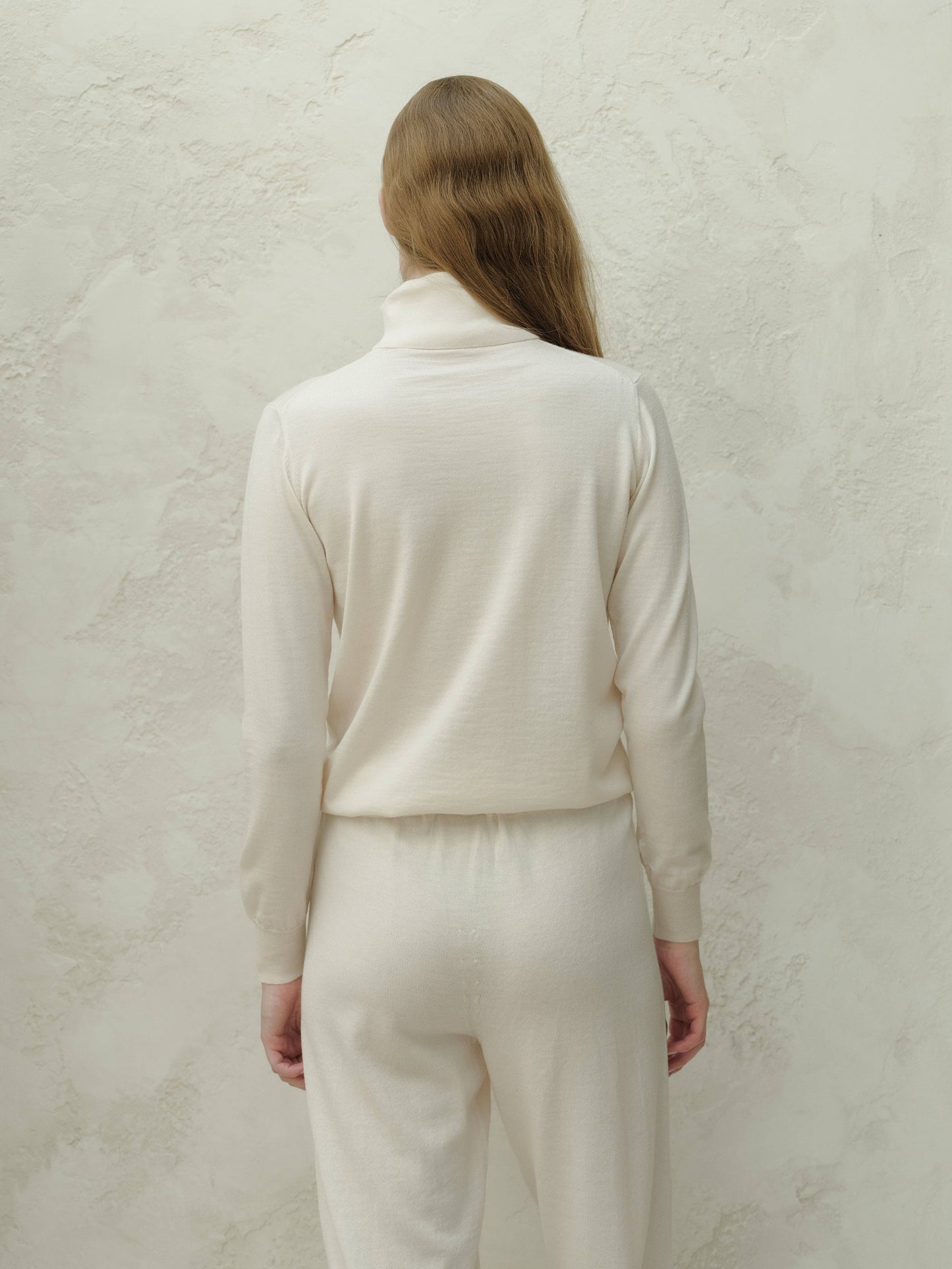 Maglione dolcevita in lana merino extra fine