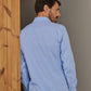 Camicia in flanella Gurin Sky in cotone biologico