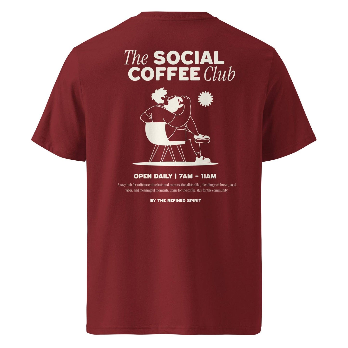T-shirt unisex in cotone biologico The Social Coffee Club