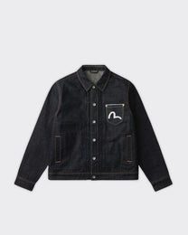 Giacca Whale Emb Denim Rinse Indigo