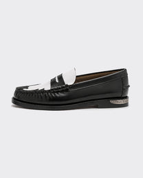 Mocassino Woman Dan Scarabeo Nero/Bianco